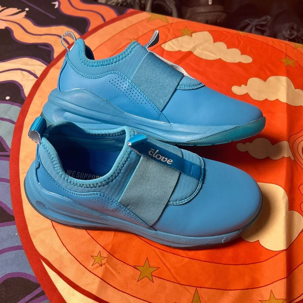 Clove Solo Blue Slip On Healthcare Nursing Shoes Womens 6 Sneakers Comfort Work